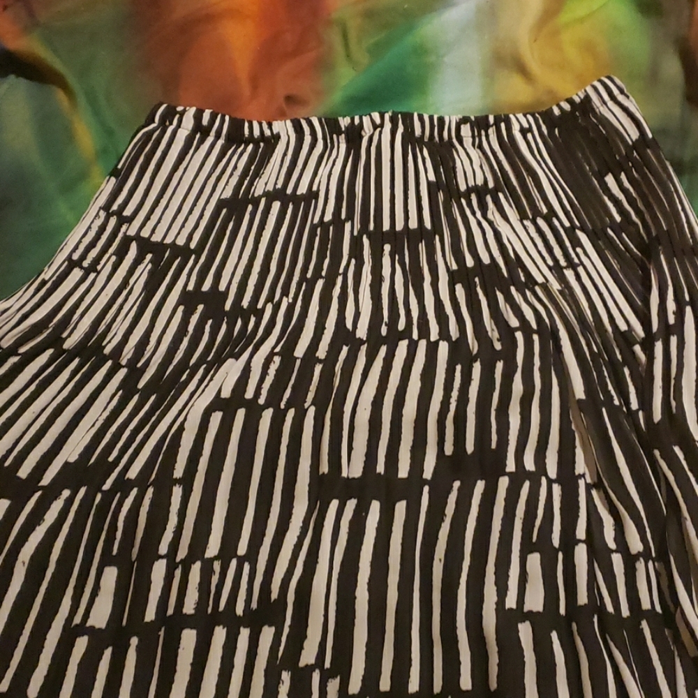 Black and white skirt